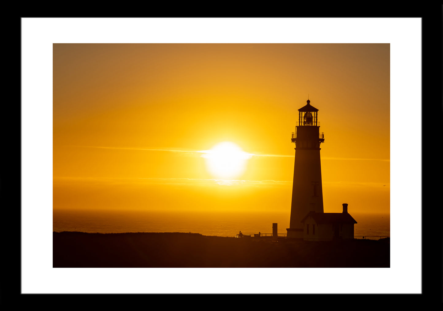 Yaquina Head Lighthouse Sunset