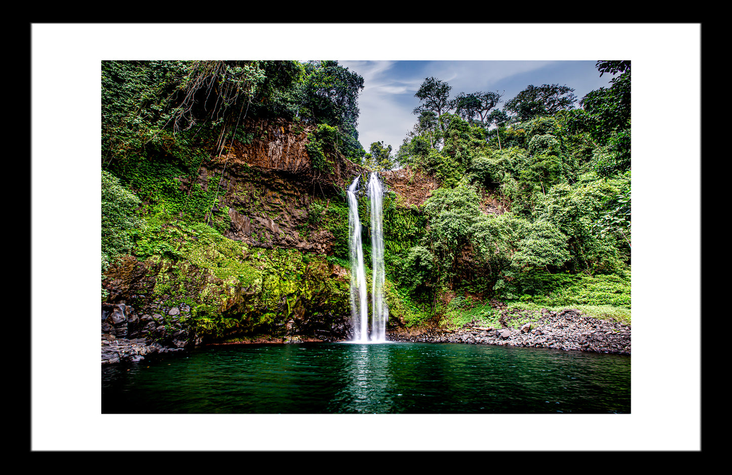 Equatorial Guinea Waterfall